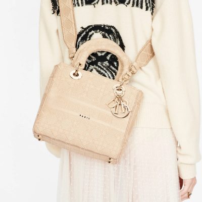 Alternative view of Wholesale Luxury Dior Medium Lady D-Lite Cannage Embroidery M0565