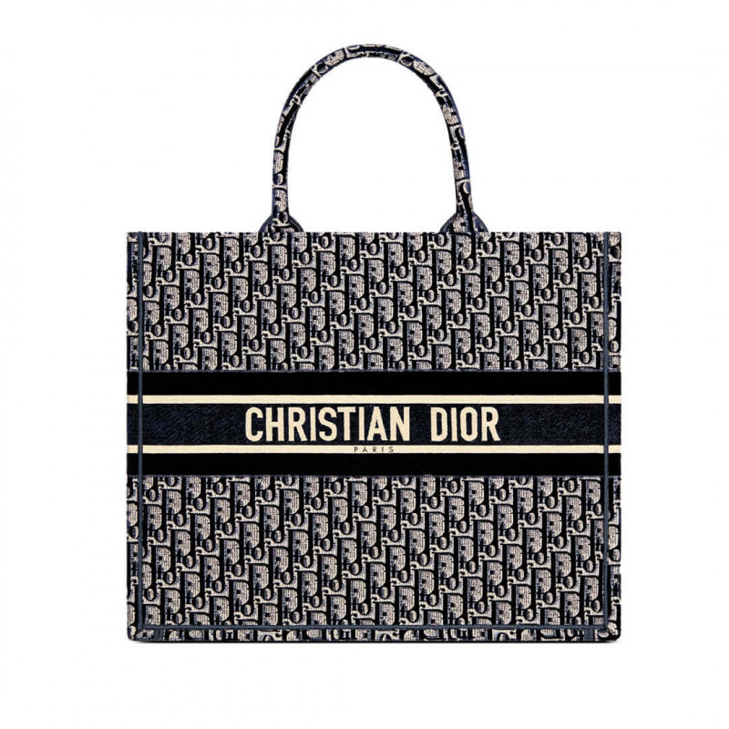 Wholesale Luxury Dior Oblique Embroidered Velvet Book Tote M1286Z