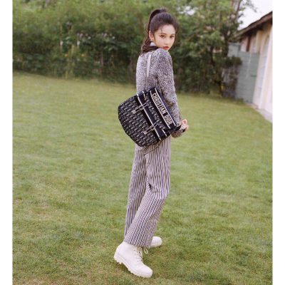 Alternative view of Wholesale Luxury Dior Oblique Embroidered Velvet Diorcamp Messenger Bag M1291V