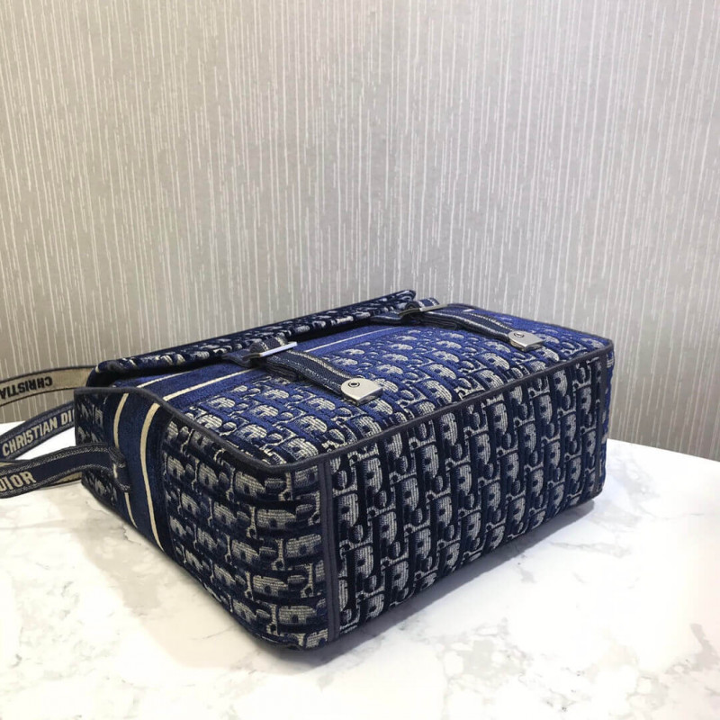 Wholesale Luxury Dior Oblique Embroidered Velvet Diorcamp Messenger Bag M1291V - Image 11