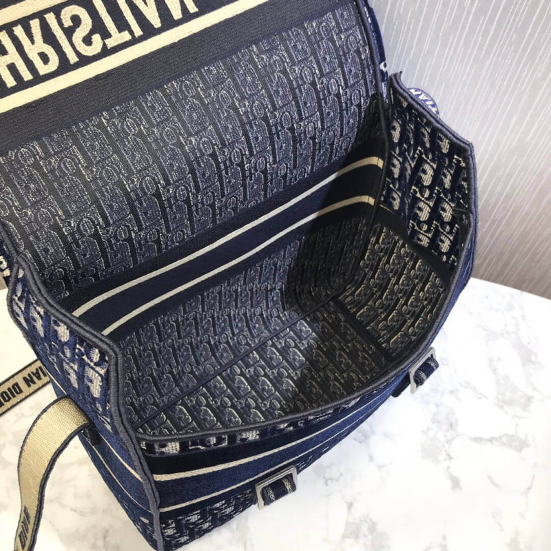 Wholesale Luxury Dior Oblique Embroidered Velvet Diorcamp Messenger Bag M1291V - Image 12
