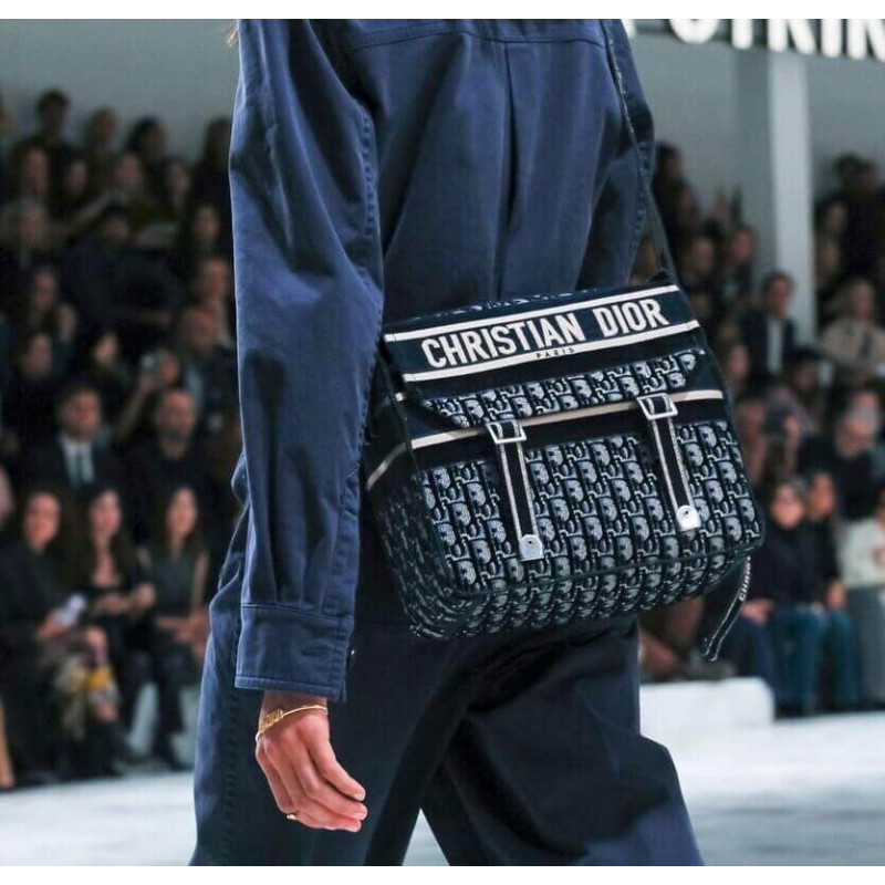 Wholesale Luxury Dior Oblique Embroidered Velvet Diorcamp Messenger Bag M1291V - Image 4