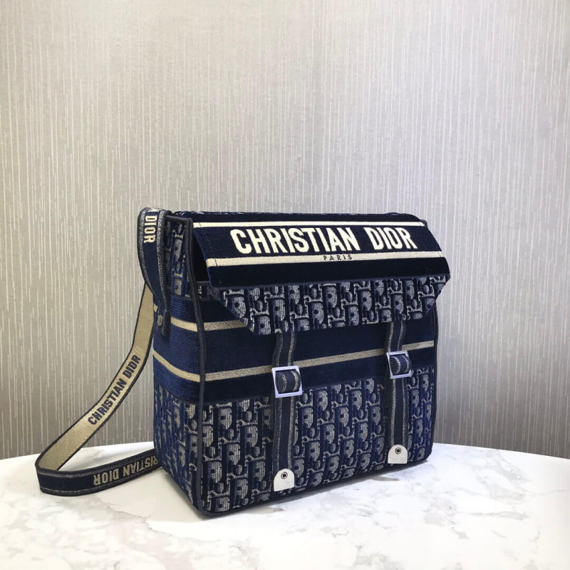 Wholesale Luxury Dior Oblique Embroidered Velvet Diorcamp Messenger Bag M1291V - Image 6