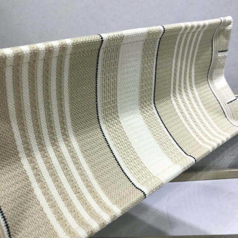 Wholesale Luxury Dior Small Book Tote Beige Stripes Embroidery M1296 - Image 7
