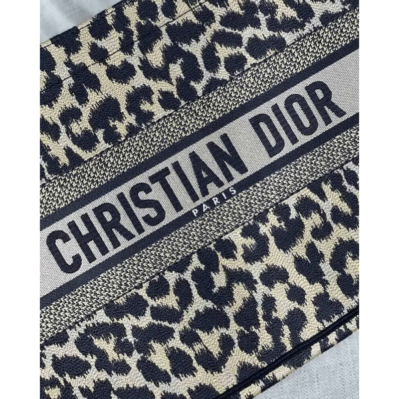 Wholesale Luxury Dior Small Book Tote Ricamo Mizza Beige Multicolore M1296 - Image 3