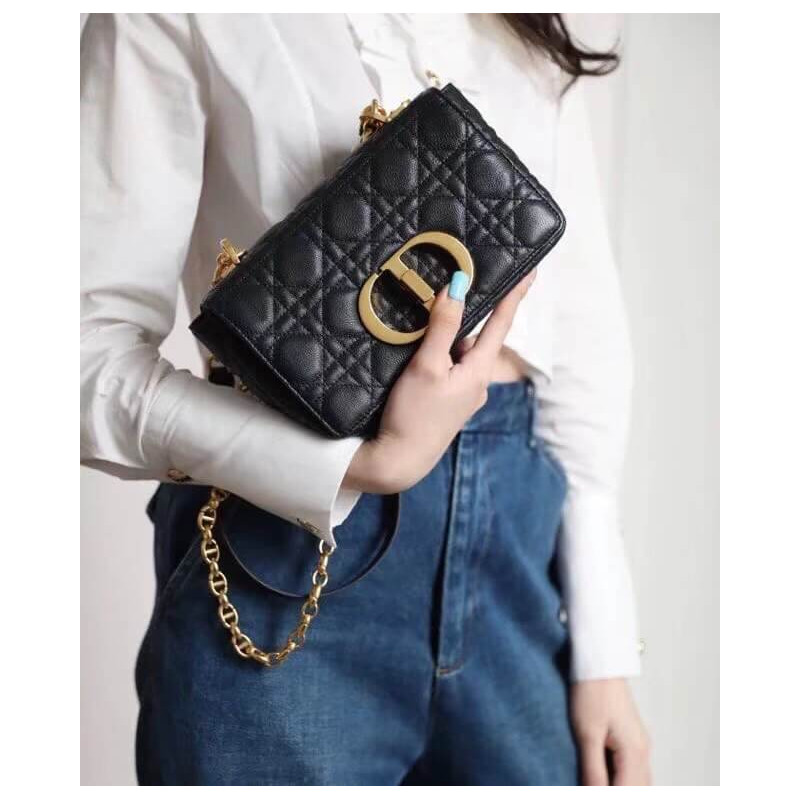 Wholesale Luxury Dior Small Caro Bag Supple Cannage Calfskin M9241 - Image 6