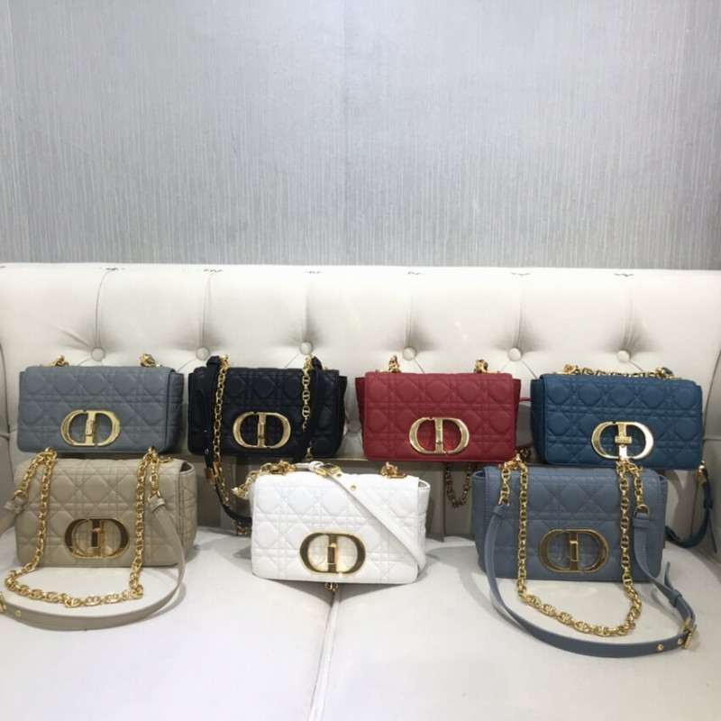 Wholesale Luxury Dior Small Caro Bag Supple Cannage Calfskin M9241 - Image 10