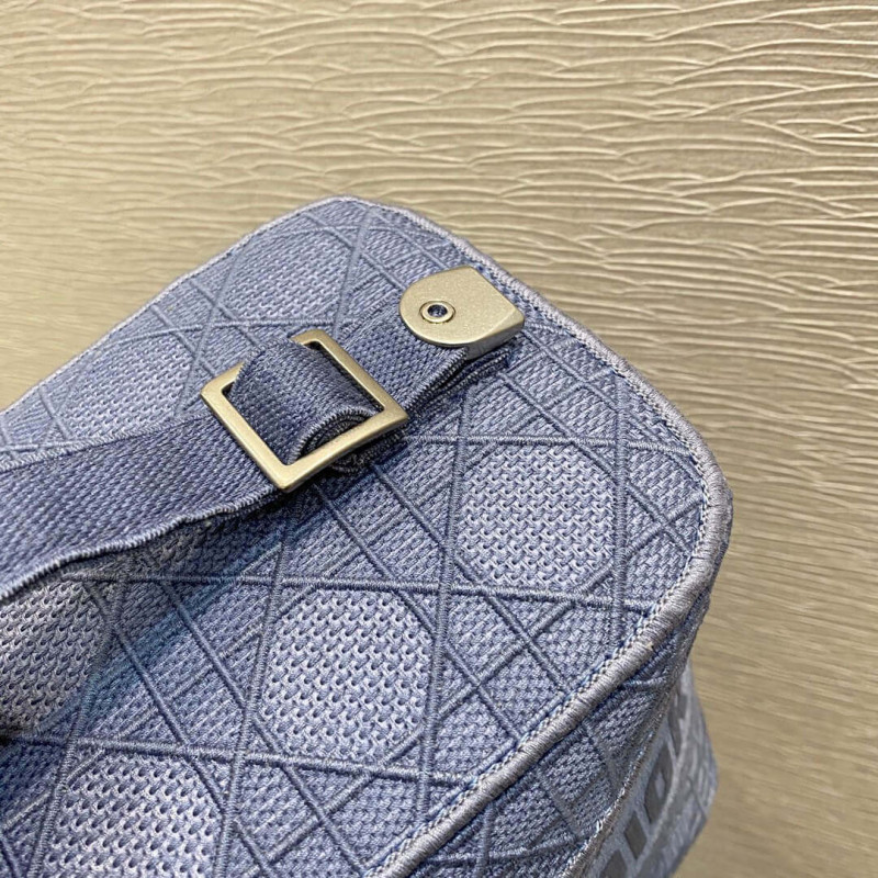 Wholesale Luxury Dior Travel Vanity Case Denim Cannage Embroidery S5480 - Image 7