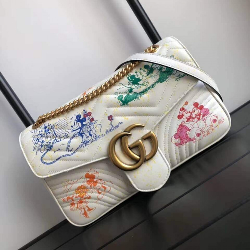 Wholesale Luxury Disney X Gucci Gg Marmont Medium Shoulder Bag 443496 - Image 3