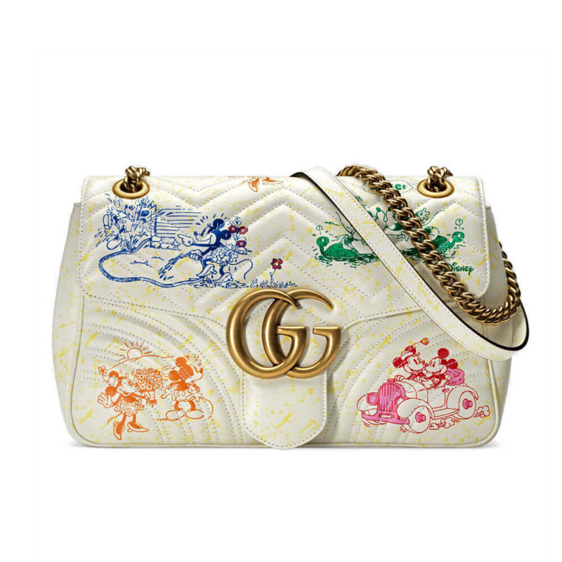 Wholesale Luxury Disney X Gucci Gg Marmont Medium Shoulder Bag 443496