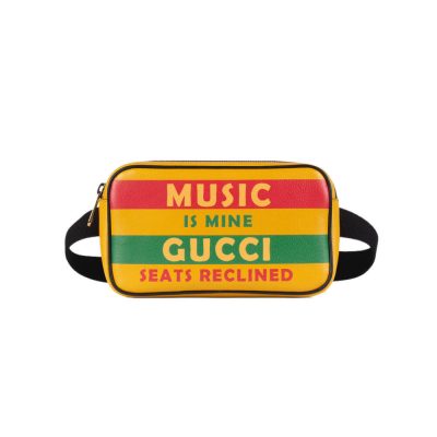Wholesale Luxury Gucci 100 Belt Bag In Yellow Leather 602695