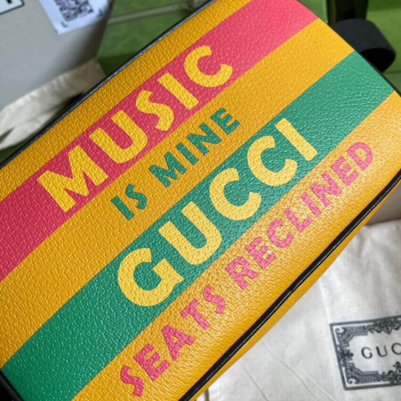 Wholesale Luxury Gucci 100 Belt Bag In Yellow Leather 602695 - Image 7