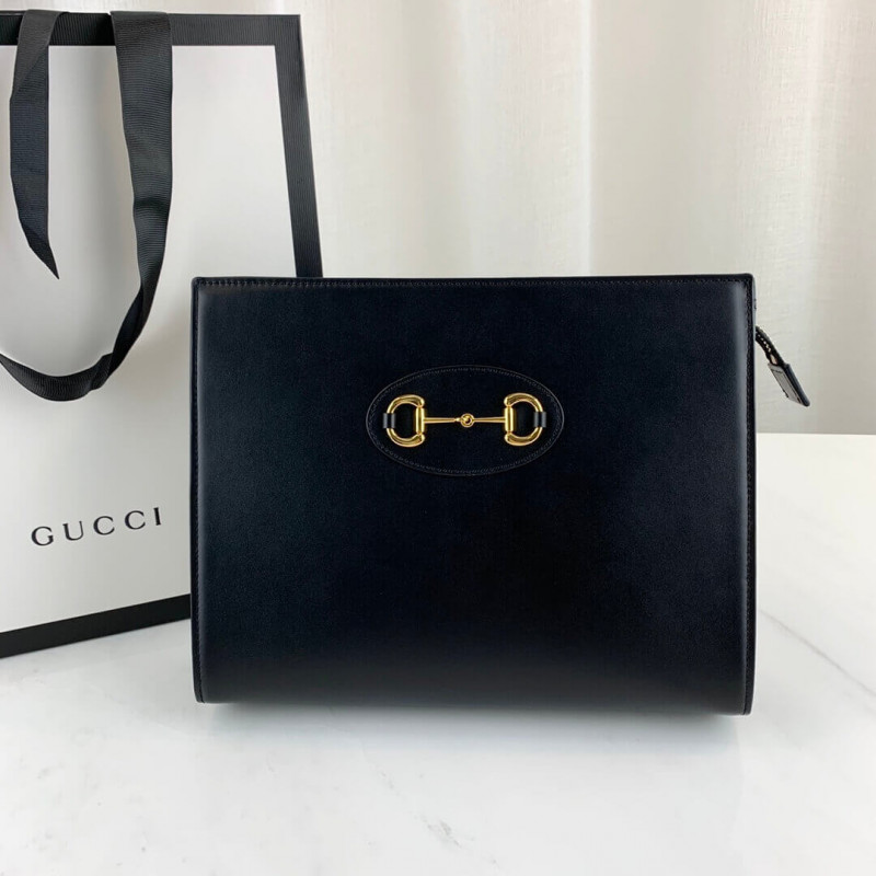 Wholesale Luxury Gucci 1955 Horsebit-Embellished Leather Pouch 621890 - Image 2