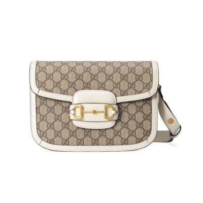 Wholesale Luxury Gucci 1955 Horsebit Gg Supreme Shoulder Bag 602204