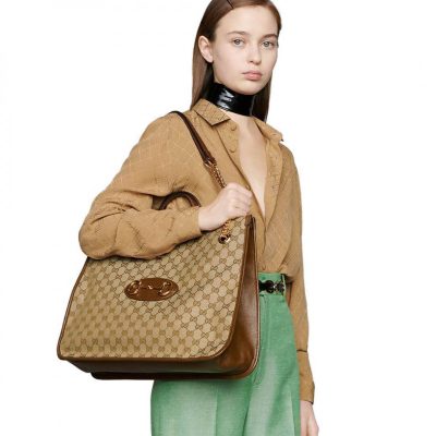 Wholesale Luxury Gucci 1955 Horsebit Large Tote Bag 623695