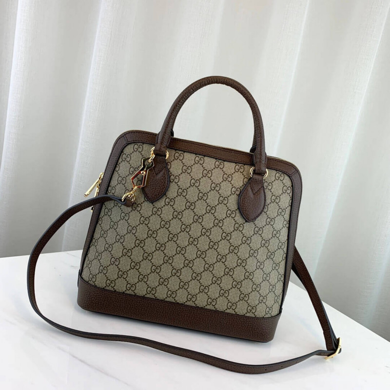 Wholesale Luxury Gucci 1955 Horsebit Medium Top Handle Bag 602206 - Image 4