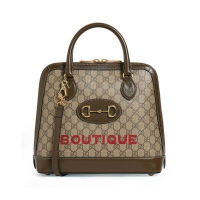 Wholesale Luxury Gucci 1955 Horsebit Medium Top Handle Bag 602206