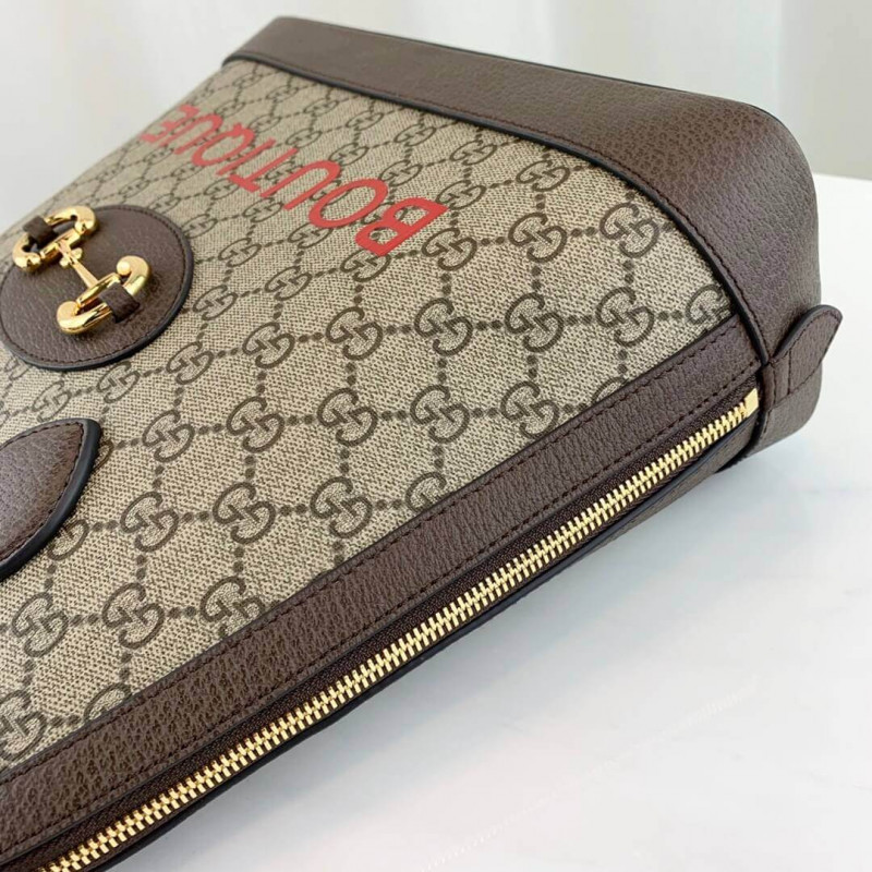 Wholesale Luxury Gucci 1955 Horsebit Medium Top Handle Bag 602206 - Image 7