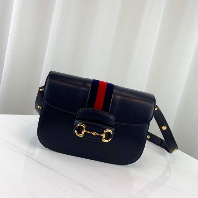 Alternative view of Wholesale Luxury Gucci 1955 Horsebit Shoulder Bag 602204 Blue