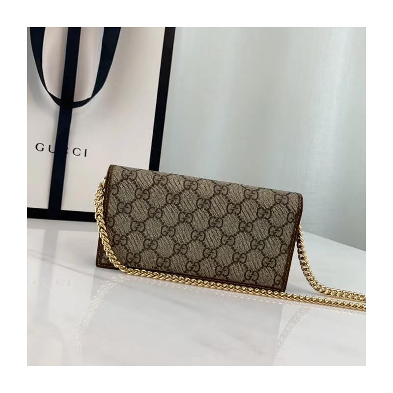Wholesale Luxury Gucci 1955 Horsebit Wallet With Chain 621892 - Image 3