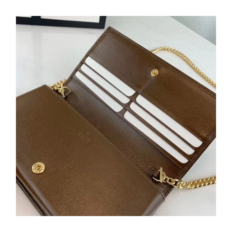 Wholesale Luxury Gucci 1955 Horsebit Wallet With Chain 621892 - Image 6