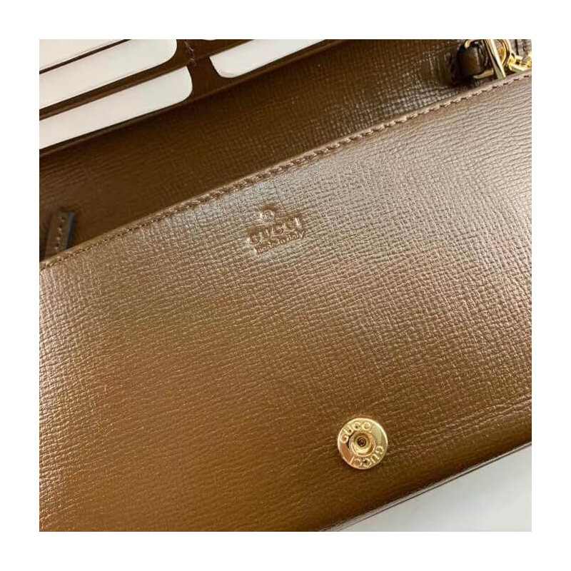 Wholesale Luxury Gucci 1955 Horsebit Wallet With Chain 621892 - Image 9