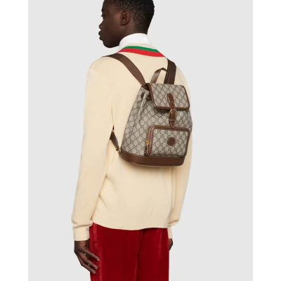 Alternative view of Wholesale Luxury Gucci Backpack With Interlocking G In Gg Supreme 674147