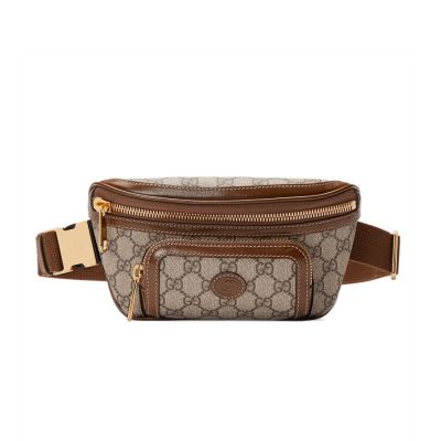 Wholesale Luxury Gucci Belt Bag With Interlocking G In Brown Gg Supreme 682933