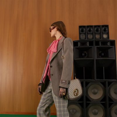 Alternative view of Wholesale Luxury Gucci Blondie Medium Shoulder Bag With Round Interlocking G 699210