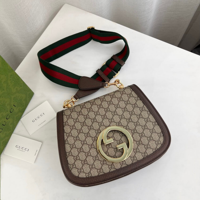 Wholesale Luxury Gucci Blondie Medium Shoulder Bag With Round Interlocking G 699210 - Image 11