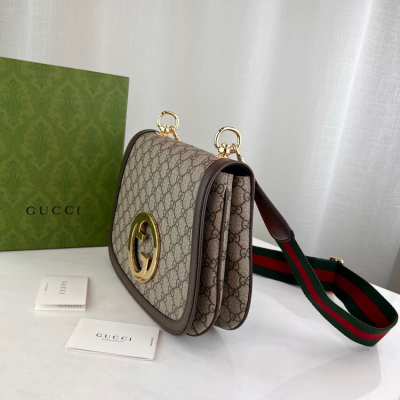 Wholesale Luxury Gucci Blondie Medium Shoulder Bag With Round Interlocking G 699210 - Image 9