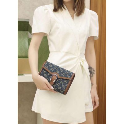 Alternative view of Wholesale Luxury Gucci Denim Dionysus Mini Chain Bag 401231