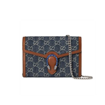Wholesale Luxury Gucci Denim Dionysus Mini Chain Bag 401231