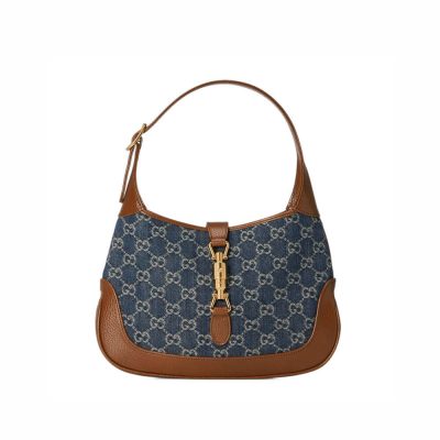 Wholesale Luxury Gucci Denim Jackie 1961 Small Shoulder Bag 636706