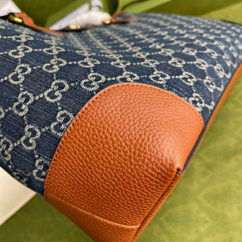 Wholesale Luxury Gucci Denim Ophidia Gg Medium Tote 631685 - Image 7