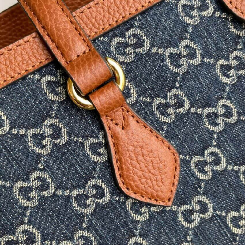 Wholesale Luxury Gucci Denim Ophidia Gg Medium Tote 631685 - Image 9