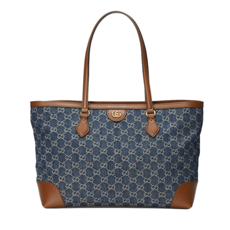 Wholesale Luxury Gucci Denim Ophidia Gg Medium Tote 631685