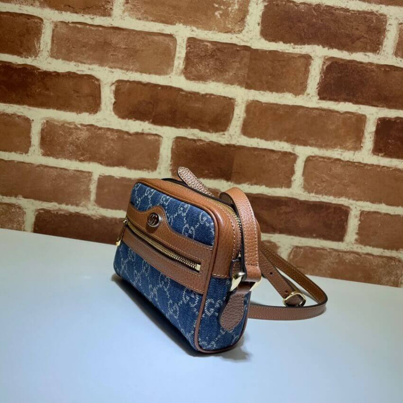 Wholesale Luxury Gucci Denim Ophidia Gg Mini Bag 517350 - Image 3