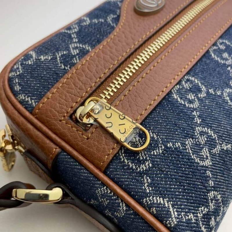 Wholesale Luxury Gucci Denim Ophidia Gg Mini Bag 517350 - Image 7