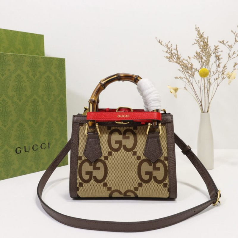 Wholesale Luxury Gucci Diana Jumbo Gg Mini Tote Bag 655661 - Image 4