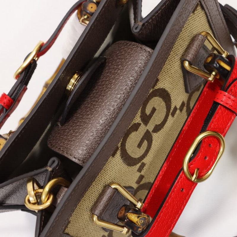 Wholesale Luxury Gucci Diana Jumbo Gg Mini Tote Bag 655661 - Image 7