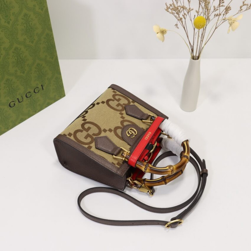 Wholesale Luxury Gucci Diana Jumbo Gg Mini Tote Bag 655661 - Image 9