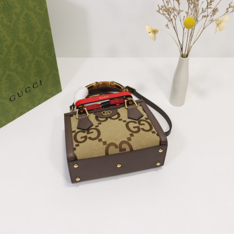Wholesale Luxury Gucci Diana Jumbo Gg Mini Tote Bag 655661 - Image 10