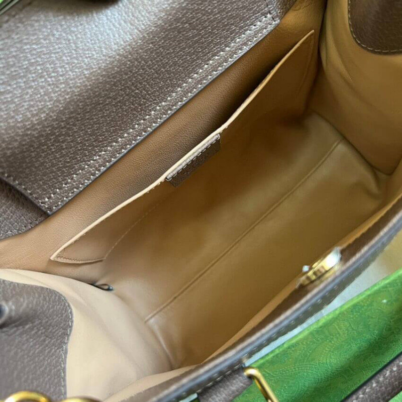 Wholesale Luxury Gucci Diana Jumbo Gg Small Tote Bag 660195 Brown - Image 15