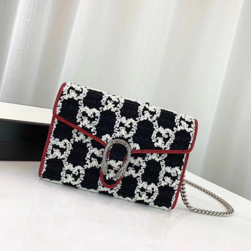 Wholesale Luxury Gucci Dionysus Gg Tweed Mini Bag 401231 - Image 2