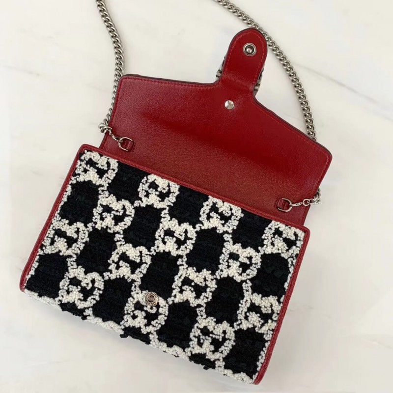 Wholesale Luxury Gucci Dionysus Gg Tweed Mini Bag 401231 - Image 6