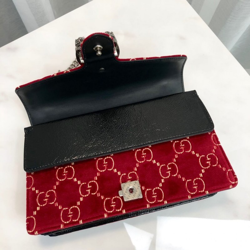 Wholesale Luxury Gucci Dionysus Gg Velvet Small Shoulder Bag 400249 - Image 7