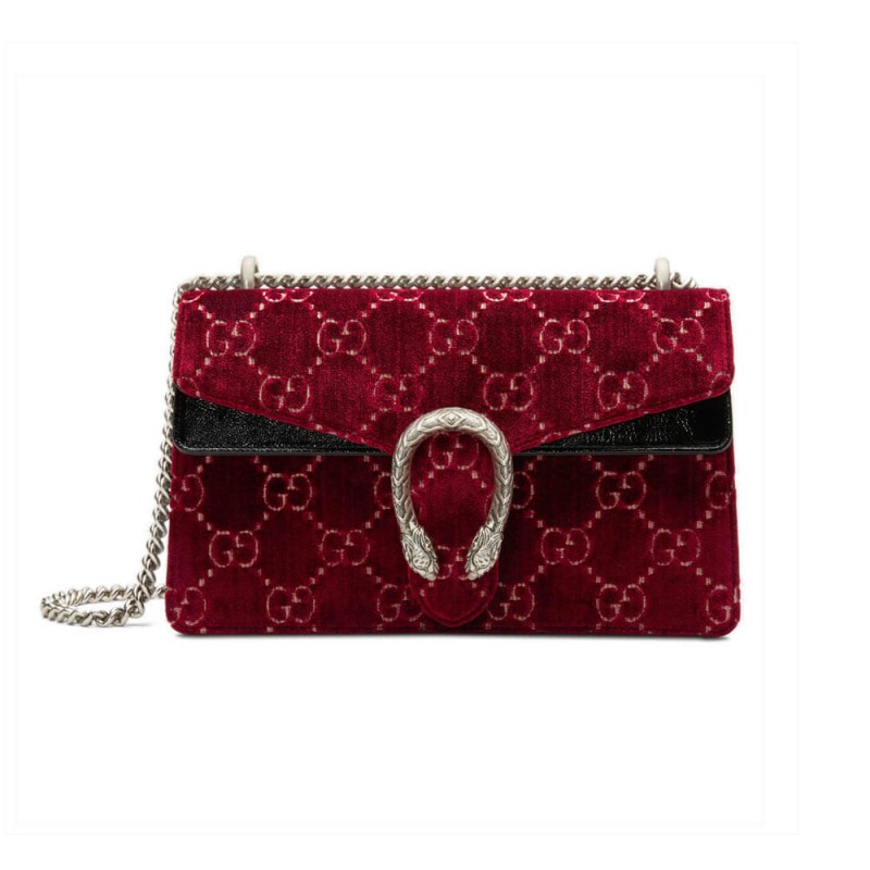 Wholesale Luxury Gucci Dionysus Gg Velvet Small Shoulder Bag 400249