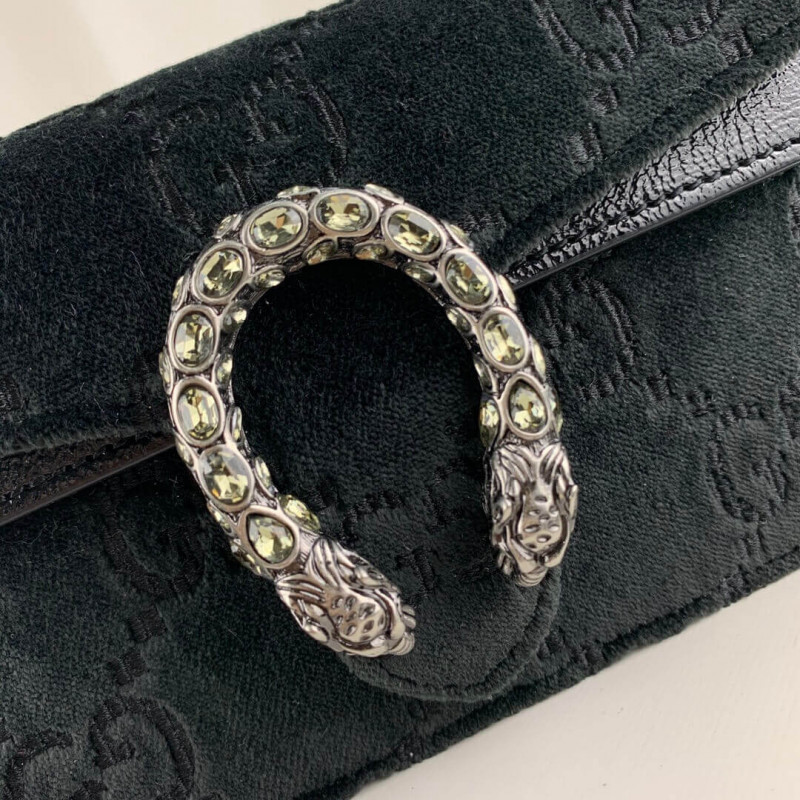 Wholesale Luxury Gucci Dionysus Gg Velvet Super Mini Bag 476432 - Image 6
