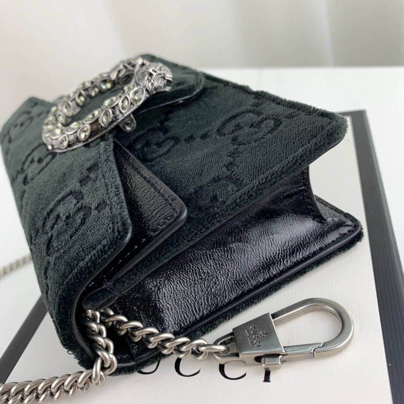 Wholesale Luxury Gucci Dionysus Gg Velvet Super Mini Bag 476432 - Image 7